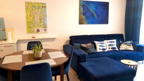 Apartment with a garden near port in Gdynia