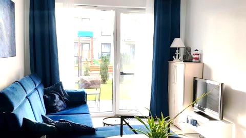 Apartment with a garden near port in Gdynia