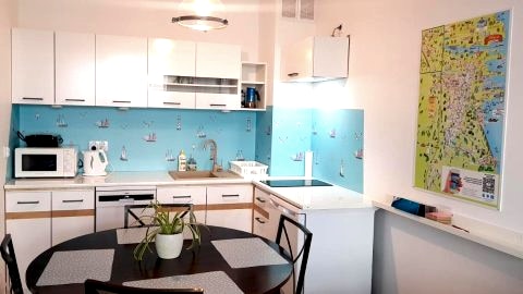 Apartment with a garden near port in Gdynia
