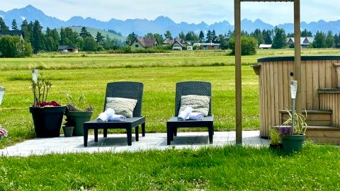 Białka i Skałka domki z jacuzzi i widokiem na góry - jacuzzi and mountain view