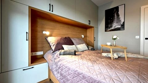 Apartament w stylu Feng Shui na 10 piętrze z widokiem, bezpłatny parking, nowy budynek, dostęp na kod