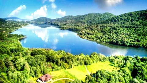 Chabrowo Retreat - dom 220m2 nad jeziorem Klimkówka, Beskid Niski