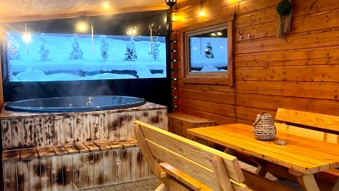 Domki z jacuzzi i sauną
