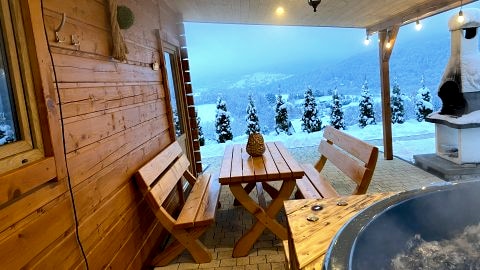 Domki z jacuzzi i sauną