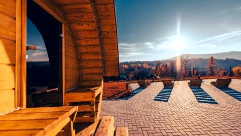 Chaty Skwirutowe Wzgórze - Domki Całoroczne