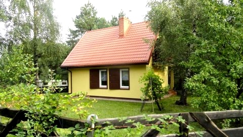 Domek nad jeziorem Rumian