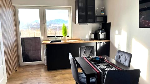 Apartament z widokiem na góry 