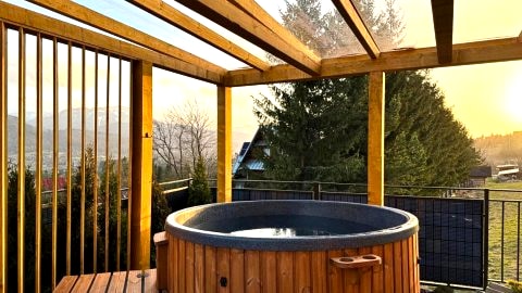 Salamandra SPA Jacuzzi, Sauny, Tężnia, panorama Tatr