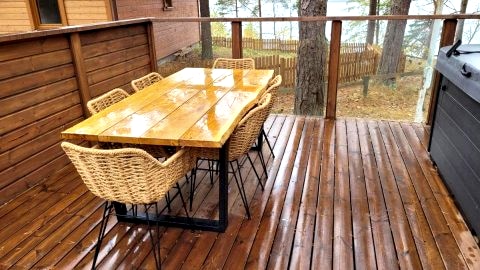 Słoneczny Domek Borsk nr 2 i 15 - nad samym jeziorem w pierwszej linii