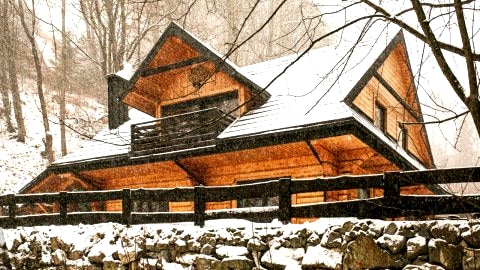 Chata na Skarpie - SPA i widok na Skrzyczne