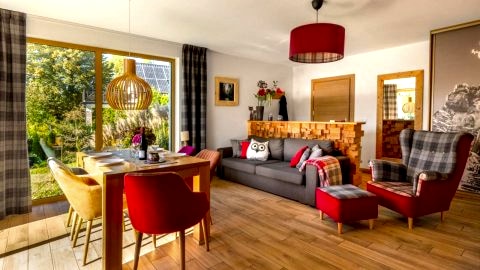 Apartamenty u Harrego II Przy Stawie Spa klimatyzacja,balkon,sauna , balia, ogród,parking