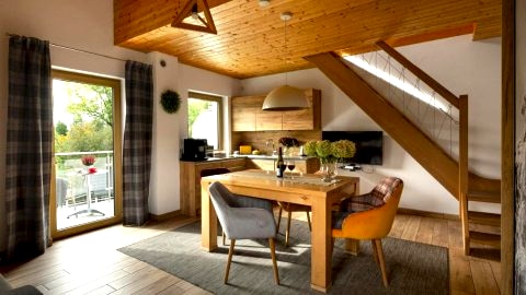 Apartamenty u Harrego II Przy Stawie Spa klimatyzacja,balkon,sauna , balia, ogród,parking