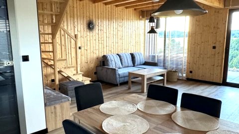 Zajęcze Domki z jacuzzi, balią i sauną – Góry Sowie
