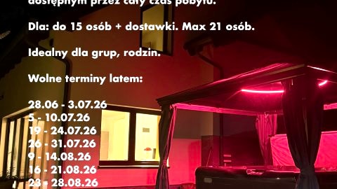 Dom Blisko Natury. Prywatne jacuzzi. Standard: Premium.