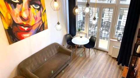 Urokliwy Loft w NCŁ Kamienica Vabank nr 18