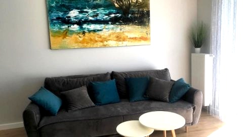 Turkusowa Liwia luksusowy apartament blisko morza (250 m od plaży w Pogorzelicy.