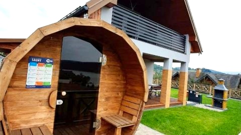Dom na Wzgórzu SŁOŃCE na wyłączność JACUZZI ELEKTRYCZNE SAUNA ROWERY