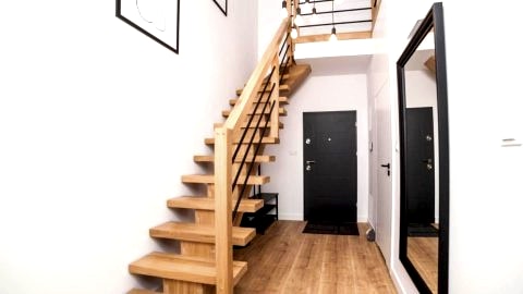 Mrągowo dwupoziomowy Apartament Indygo 85m2 z widokiem na jezioro