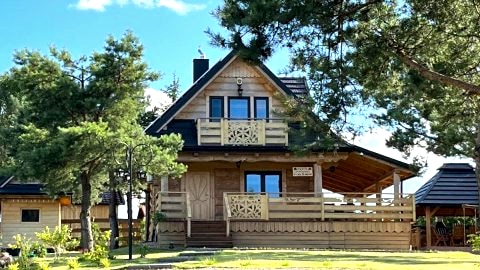 Mazury "Willa Ślimakowo" w Pasymiu - jacuzzi, sauna, pomost, łódka, rower wodny