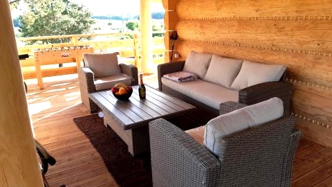 Mazury "Willa Ślimakowo" w Pasymiu - jacuzzi, sauna, pomost, łódka, rower wodny