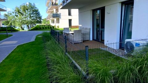 Marina Green Iława - widok na jezioro, ogródek z tarasem, podziemny parking, nawet 6 łóżek