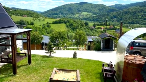 Domki- Limanowa, domki z balią i sauną