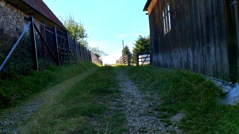 widok na drogę, dojazd/wyjazd