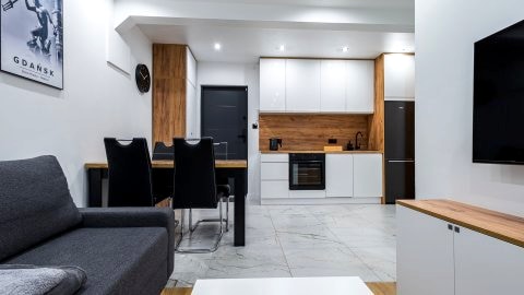 Apartament o wysokim standardzie 500m i 5min od plaży, Gdańsk Brzeźno