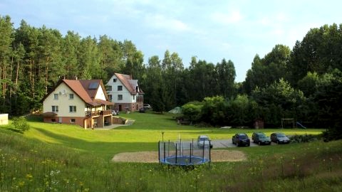 Widok z góry na posesję