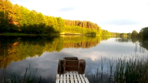Widok na rozlewisko i Brdę