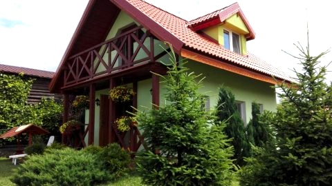 Zielony Domek. Nocleg w domku 8-osobowym na wyłączność. Idealny dla rodzin