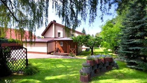 Posesja z widokiem na domek Saunowy