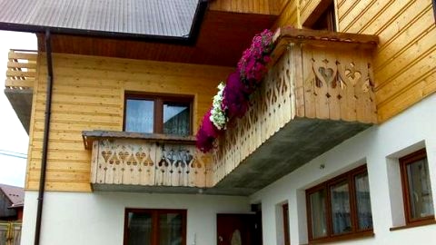 Drewniane pokoje w Niedzicy
