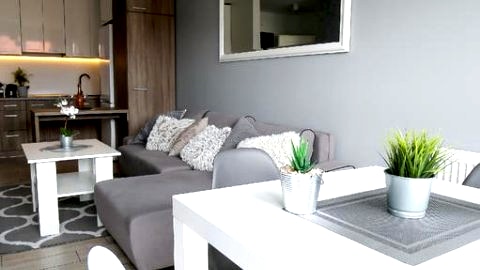Salon od strony balkonu
