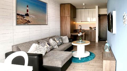 Salon od strony balkonu