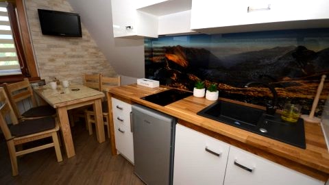 Apartamenty  Folk Dream Harenda Zakopane. Widok na Tatry