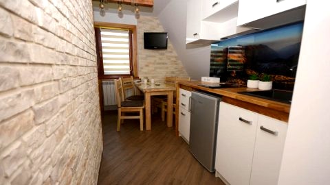 Apartamenty  Folk Dream Harenda Zakopane. Widok na Tatry