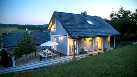 Apartamenty Tabaszówka – domy z ogrodem i basenem, Krynica-Zdrój, dla rodzin 