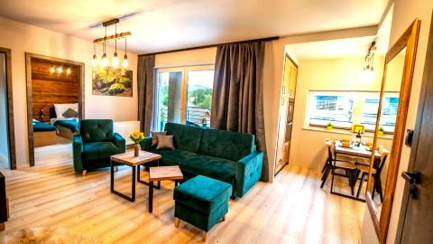 Green Wood Apartment | Komfortowy apartament w spokojnej dzielnicy Wisły