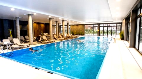 Apartamenty Nemo Polanki Park Kołobrzeg 350 m.od plaży. Balkon, basen, sauna. 