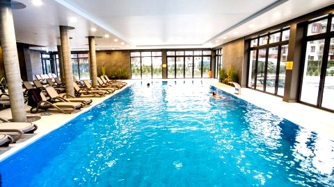 Apartamenty Nemo Polanki Park Kołobrzeg 350 m.od plaży. Balkon, basen, sauna. 