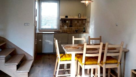 parter - widok na aneks kuchenny