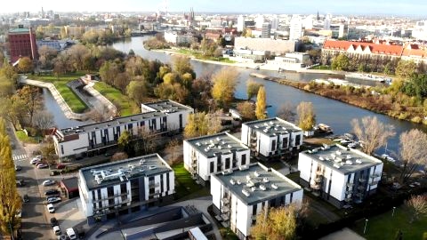 ODRA HARBOR WROCŁAW. Apartament z parkingiem nad Odrą. Blisko centrum.