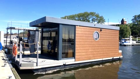 Houseboat Porta Mare. Komfortowe domki wodzie
