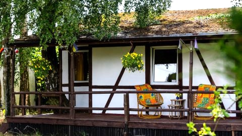 Domek przy Oczku Wodnym. Cały do Twojej dyspozycji, plac zabaw, ogród