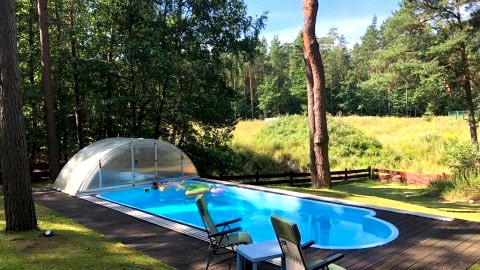 Wooden House&Pool