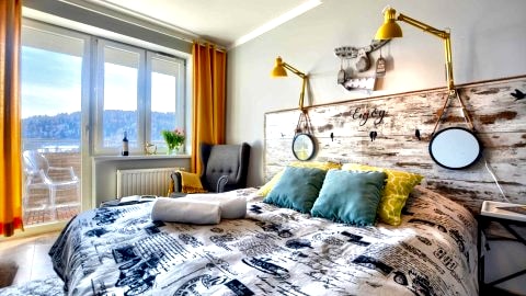 Apartament z widokiem na góry
