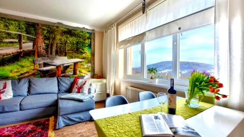 Apartament z widokiem na góry