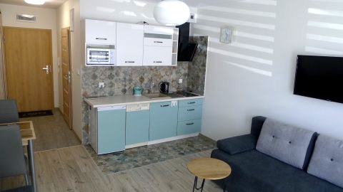 Apartament w dzielnicy uzdrowiskowej, 300m do promenady, 10min dworzec PKP