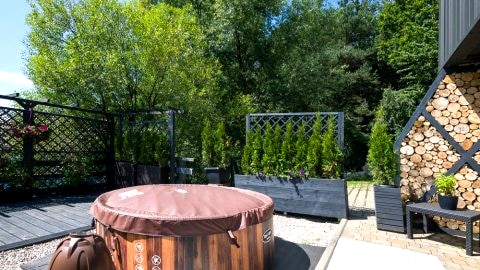 Domek do wynajęcia, prywatne, zew. Jacuzzi, LAS, Ogród, Grill, Panorama Chełm